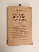 Sinn Fein Rebellion Handbook Easter 1916 Irish Times with maps.