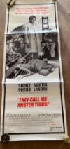 They Call me Mr Tibbs (Mystery/Thriller Starring Sidney Poitier {35 cm H x 91 cm W}.