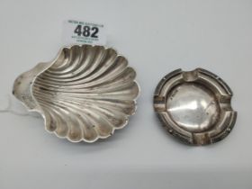 English silver bonbon dish. Hallmarked in London 1896. Maker J. H Wt: 57grms. English silver