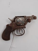 Late 19th C. bulldog pistol. {14 cm L}.