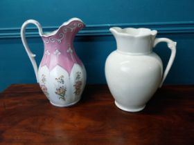 Two early 20th C. ceramic water jugs.