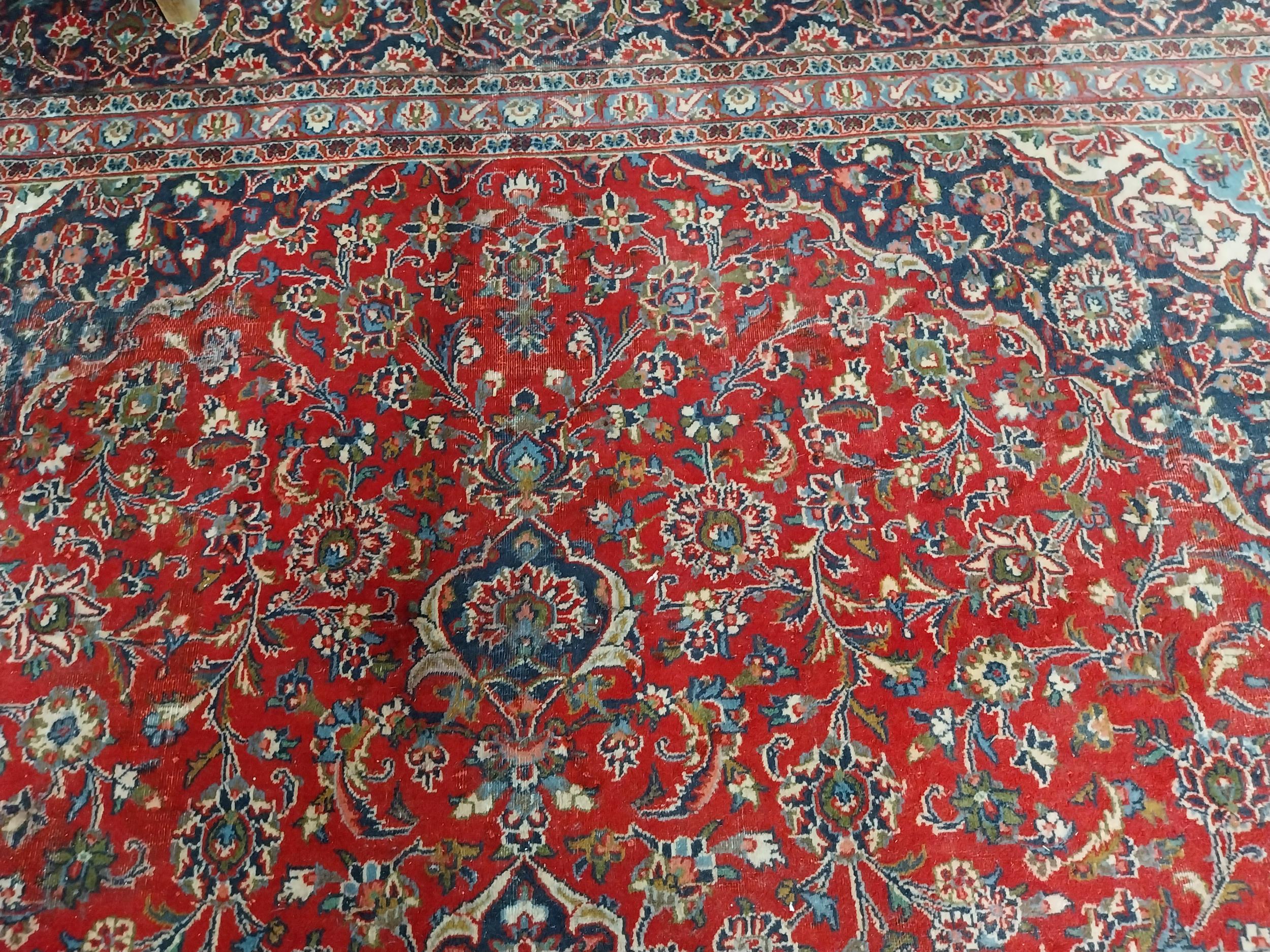 Good quality Persian carpet square. {380 cm L x 280 cm W}. - Image 5 of 6