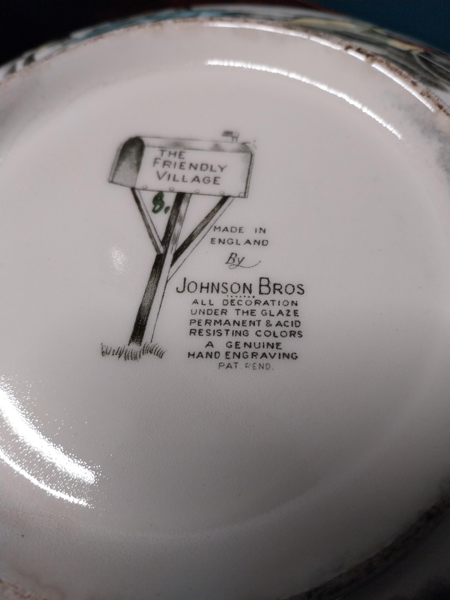 Pair of Johnson Bros ceramic bowls {11 cm H x 31 cm Dia.}. - Image 4 of 5