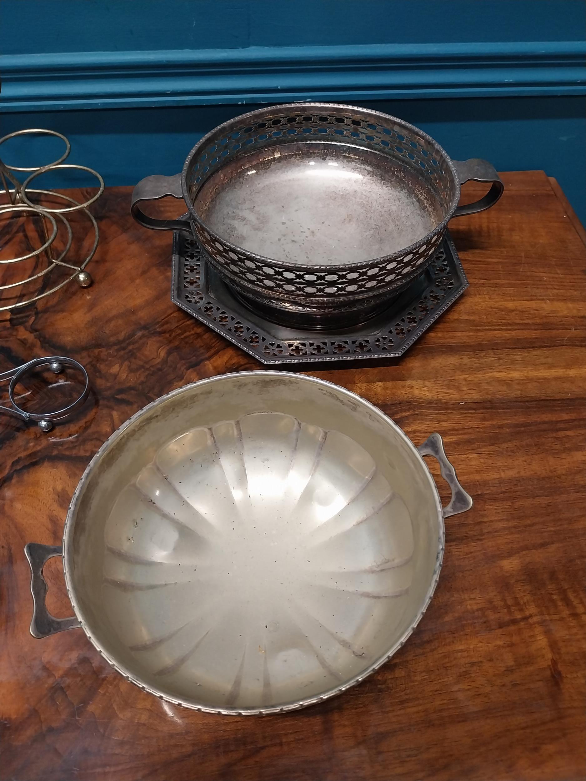 Collection of early 20th C. silver plate. - Image 5 of 5