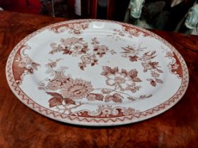 First period Belleek platter {28 cm W x 34 cm D}.