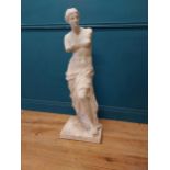 19th C. Grand Tour plaster statue of Venus de Milo {104 cm H x 35 cm W x 34 cm D}.