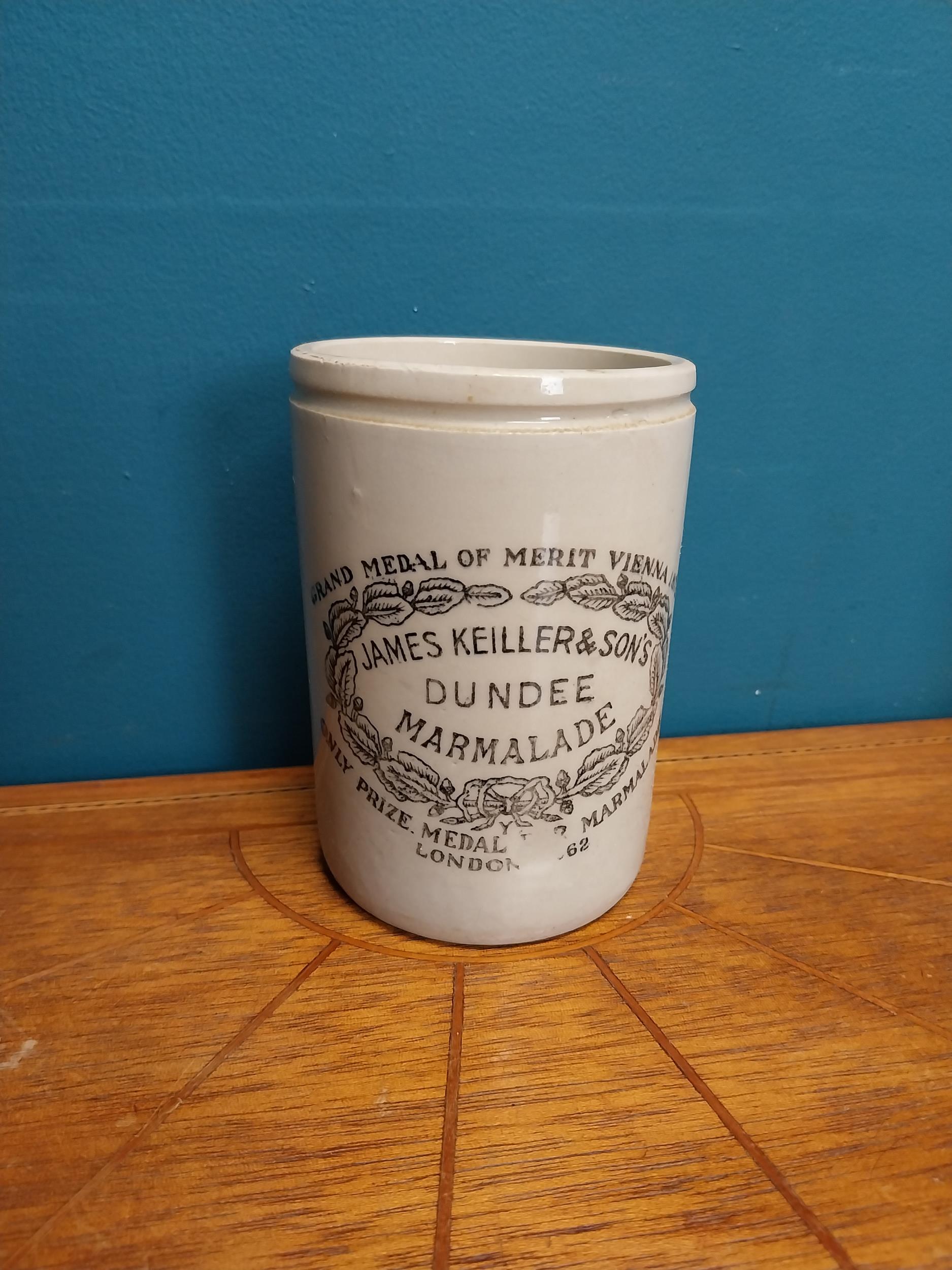 Three stoneware marmalade jars - Fruitfield Old Extra Time, Fruitfield Varsity and James Keiller - Image 7 of 8