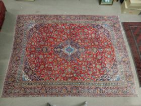 Early 20th C. Persian carpet square {345 cm L x 265 cm W}.