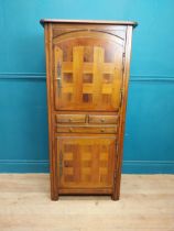 Walnut cocktail cabinet with fitted and mirrored interior from Fultons Warehouse, Franklin Mills,