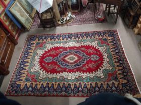 Good quality Persian carpet square. {294 cm L x 195 cm W}.