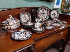 Thirty six piece Royal Crown Derby Dinner service.