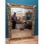 19th C. giltwood mirror in the Rococo style {161cm H x 125cm W x 8cm D}