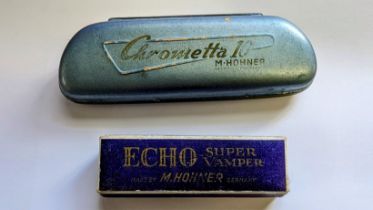 Two Horner harmonicas in original boxes