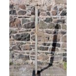 Metal hitching post {H 176cm x W 20cm x D 20cm }. (NOT AVAILABLE TO VIEW IN PERSON)