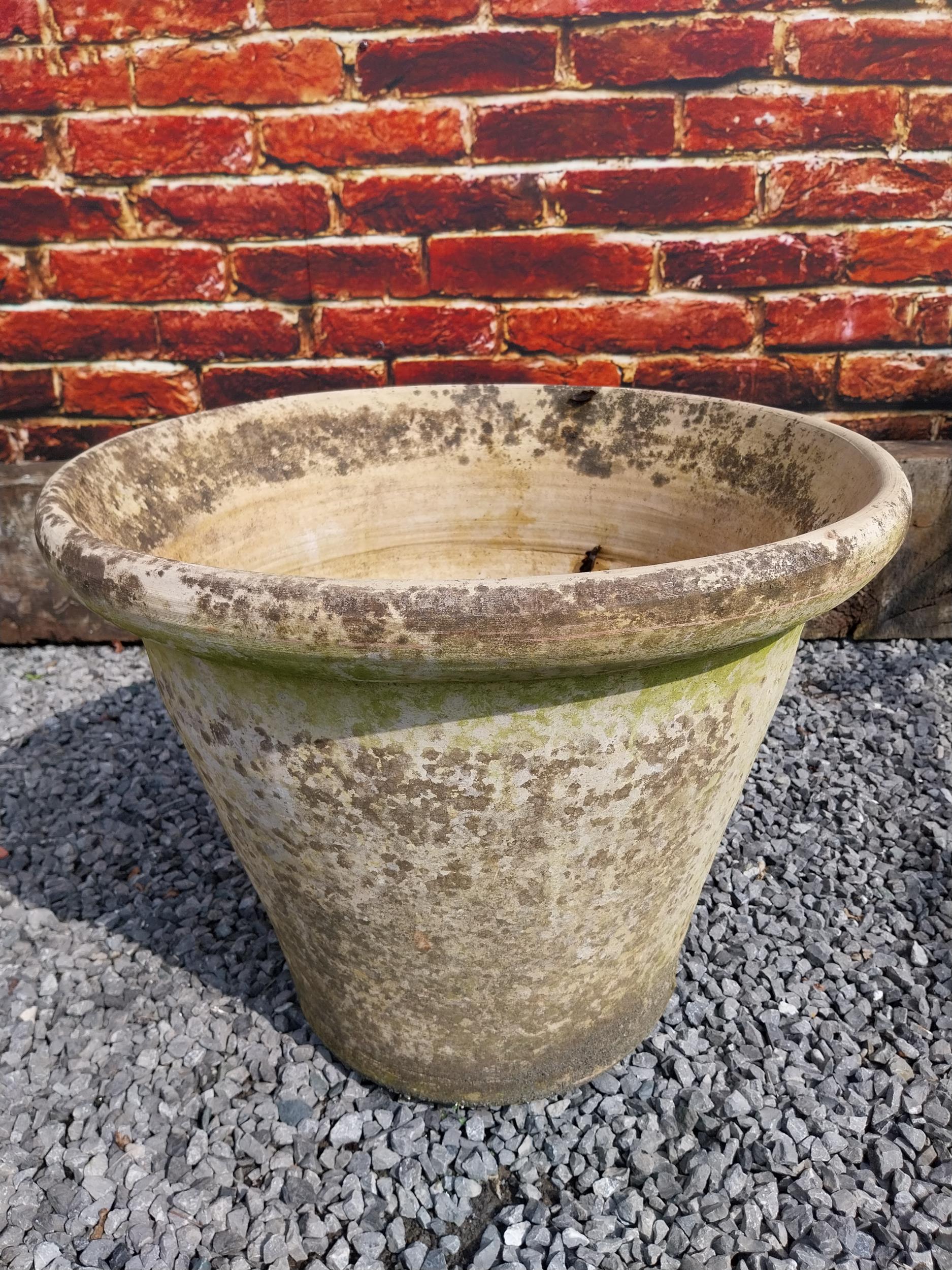 Early 20th C. terracotta planter {46 cm H x 54 cm Dia.}. - Image 2 of 6