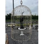 Decorative wrought iron gazebo {310cm H x 205cm Dia.}