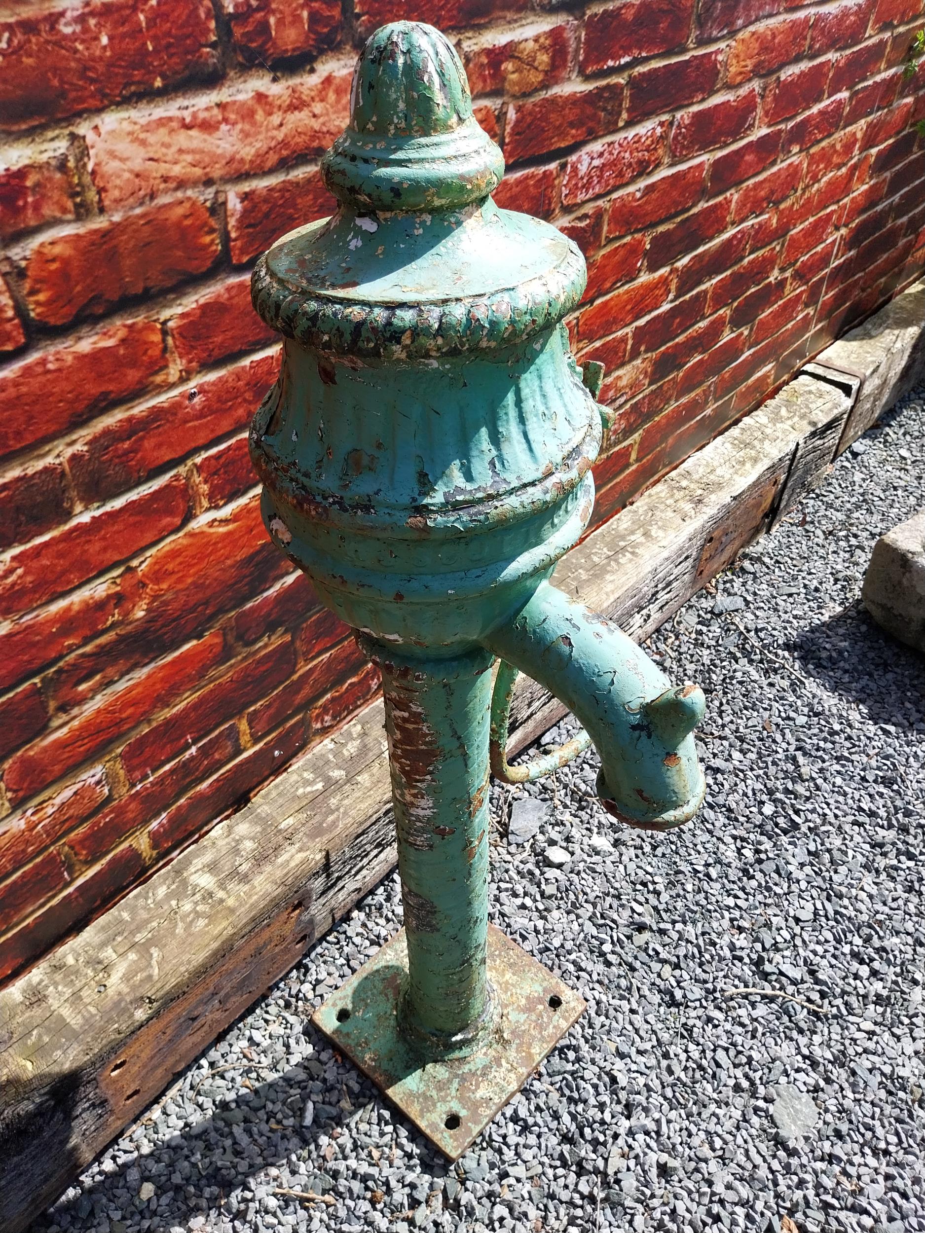 19th C. cast iron water pump - J Scotts Cookstown. {120 cm H x 60 cm W x 45 cm D}. - Image 3 of 5