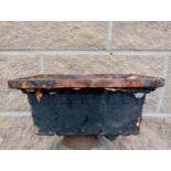 Cast iron drain hopper black {H 18cm x W 30cm x D 20cm }. (NOT AVAILABLE TO VIEW IN PERSON)