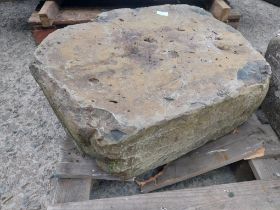 Giants causeway stone {24cm H x 62cm W x 49cm D}