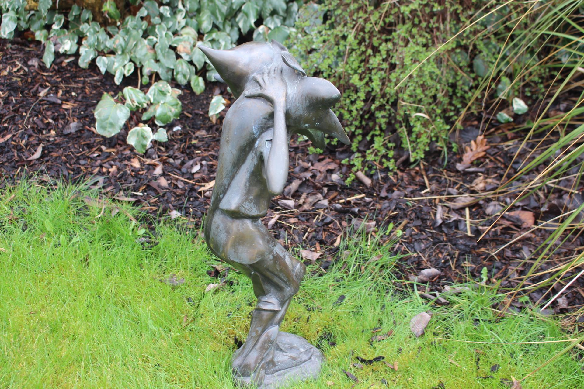 Bronze figure of a Pixie {H 71cm x W 38cm x D 22cm }. (NOT AVAILABLE TO VIEW IN PERSON) - Image 2 of 2