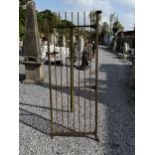 Wrought iron garden gate {182cm H x 68cm W}