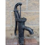 Cast iron water pump {H 60cm x W 30cm x D 15cm }. (NOT AVAILABLE TO VIEW IN PERSON)