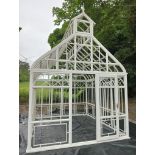 Exceptional quality wrought iron glass house - conservatory.