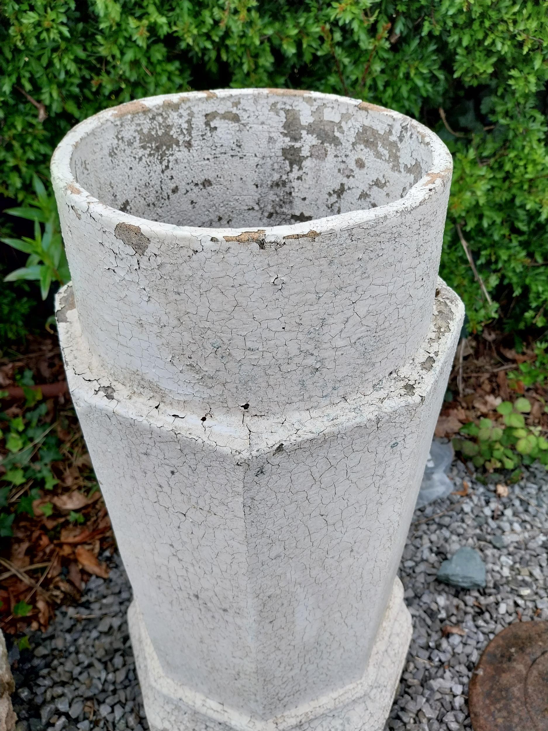 Terracotta chimney pot {79 cm H x 38 cm Dia.}. - Image 2 of 2