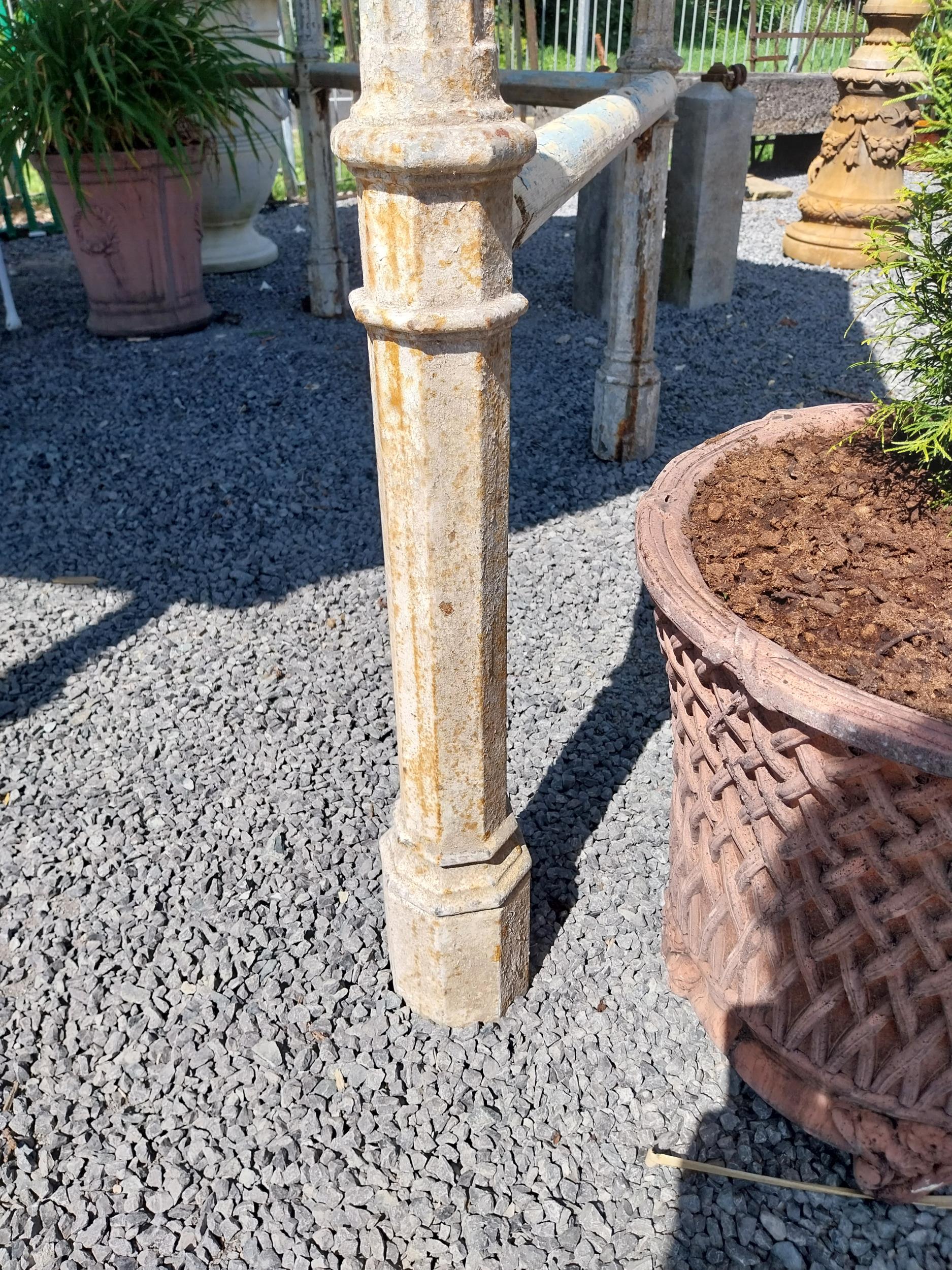 Rare 19th C. band stand with cast iron Corinthian columns, timbre frame and zinc roof originally - Image 7 of 7