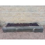 Sandstone trough {H 28cm x W 72cm x D 42cm }. (NOT AVAILABLE TO VIEW IN PERSON)