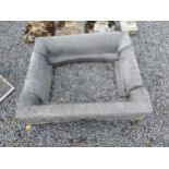 Limestone window surround {29 cm H x 96 cm W x 86 cm D}. (NOT AVAILABLE TO VIEW IN PERSON)