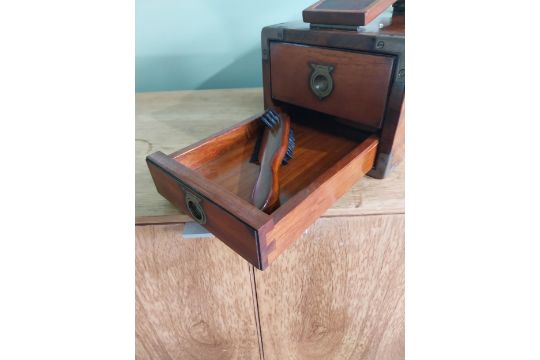 Good quality mahogany Starbay living the legend furniture and accessories shoe shine box in the - Image 4 of 6