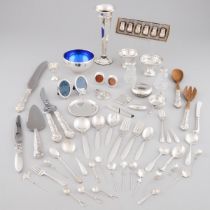 Group of Canadian, Danish, American and English Silver, 20th century (60 Pieces)