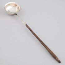 George III Silver Brandy Ladle, London, 1796, length 13.8 in — 35 cm