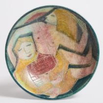 Brooklin Pottery Bowl, Theo and Susan Harlander, 1970s, diameter 6.9 in — 17.5 cm