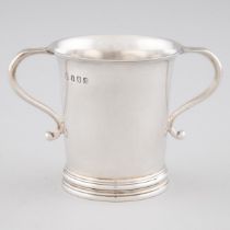 Edwardian Irish Silver Two-Handled Cup, James Wakely & Frank Clarke Wheeler, Dublin, 1902, height 3.