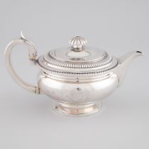 George III Silver Teapot, Thomas Robins, London, 1809, height 6.1 in — 15.5 cm