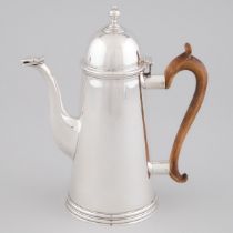 Edwardian Silver Coffee Pot, C.S. Harris & Sons Ltd., London, 1906, height 9.1 in — 23 cm