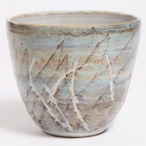 Tessa Kidick (Canadian, 1915-2002), Stoneware Vase, c.1970, height 5.8 in — 14.8 cm