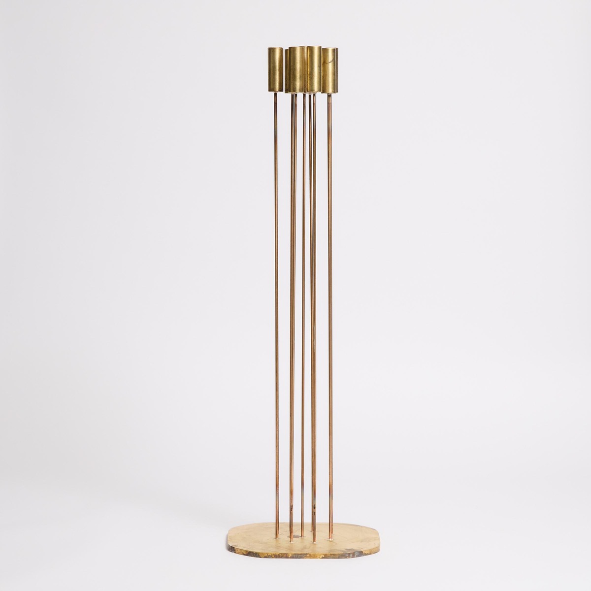Val Bertoia (b. 1949), B-2858, 1 SURROUNDED BY 8 SOUNDS GREAT, 2024, incised title "B-2858" on base