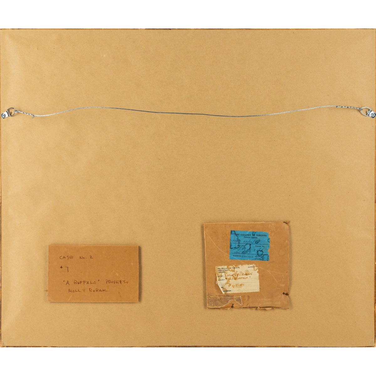 Molly Lamb Bobak, RCA (1920-2014), A BUFFALO, 1953, 11.25 x 15 in — 28.6 x 38.1 cm - Image 3 of 3