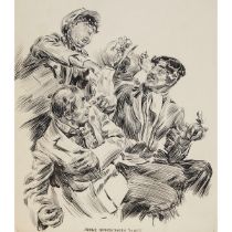 James Montgomery Flagg (1877-1960), UNTITLED (ILLUSTRATION FOR COSMOPOLITAN MAGAZINE), signed lower