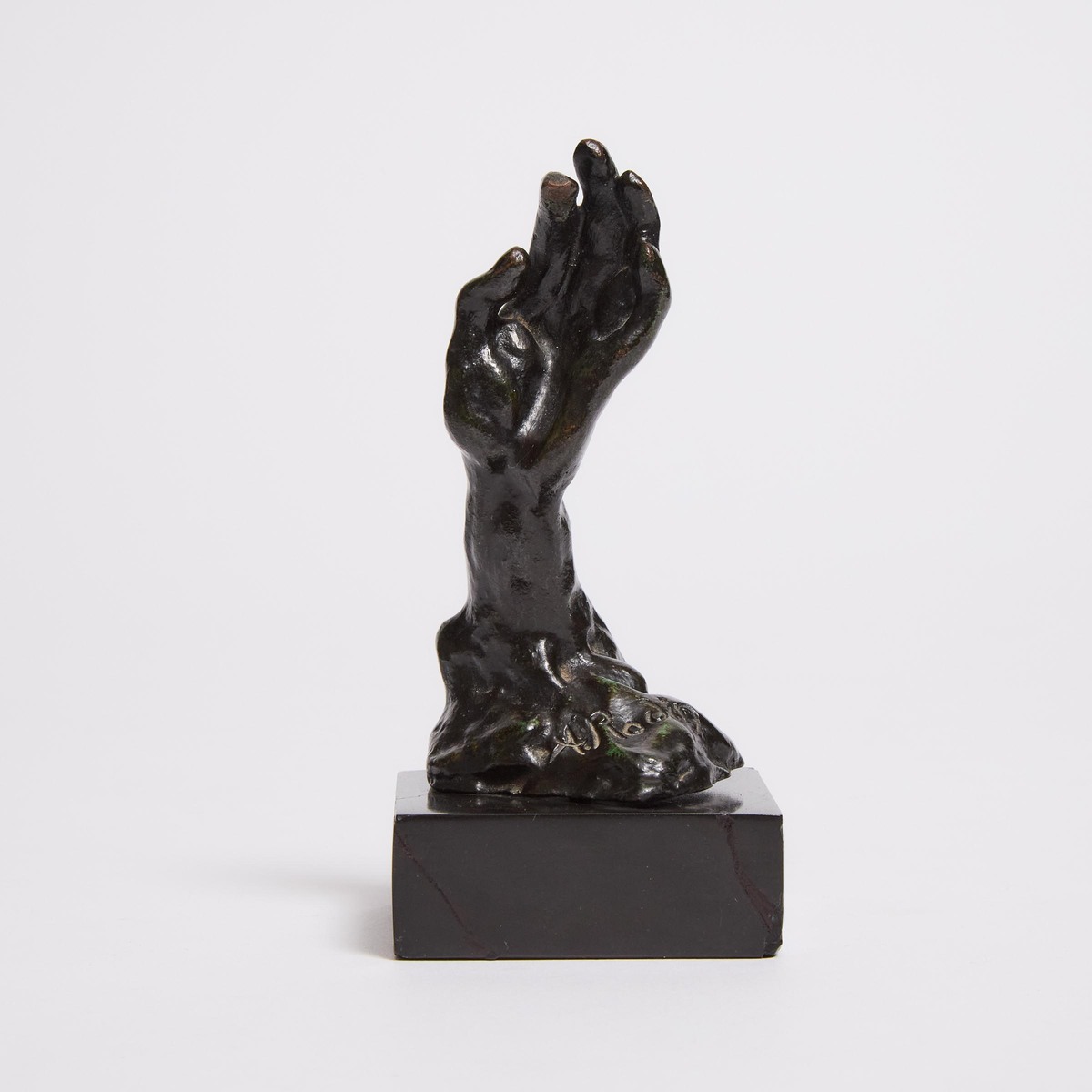 Auguste Rodin (1840-1917), ÉTUDE DE MAIN GAUCHE, HAND NO. 38, CONCEIVED CA. 1885-1900; THIS BRONZE V