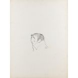 Albert Hirschfeld (1903-2003), PORTRAIT OF ROBERT MITCHUM, signed lower right, 29 x 21.75 in — 73.7