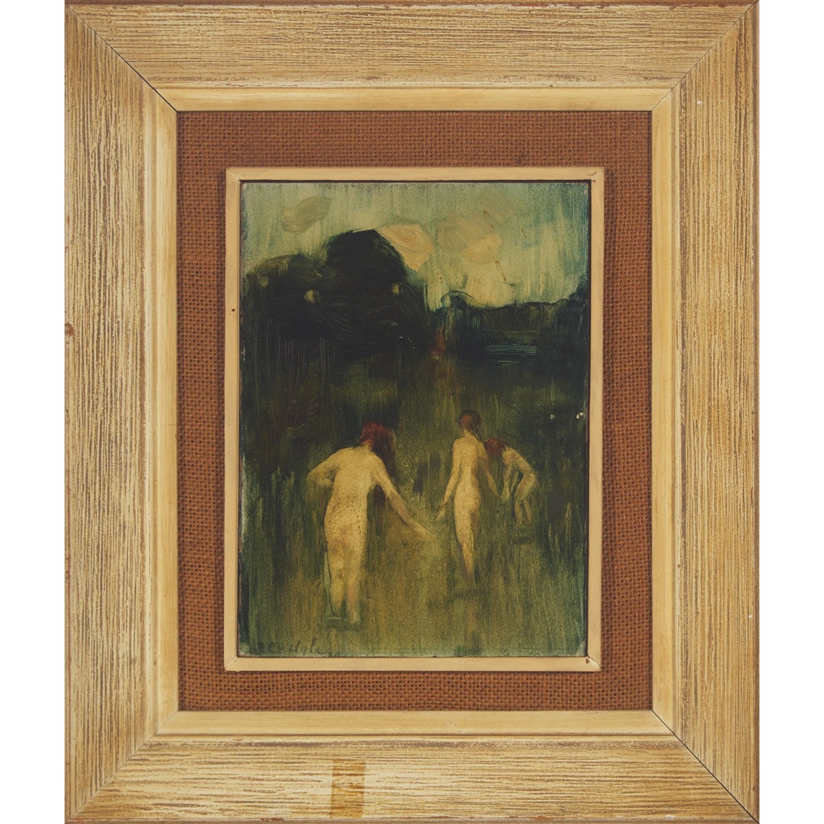Florence Carlyle, OSA (1864-1923), UNTITLED (FIGURES), 7.5 x 5.75 in — 19.1 x 14.6 cm - Image 2 of 4