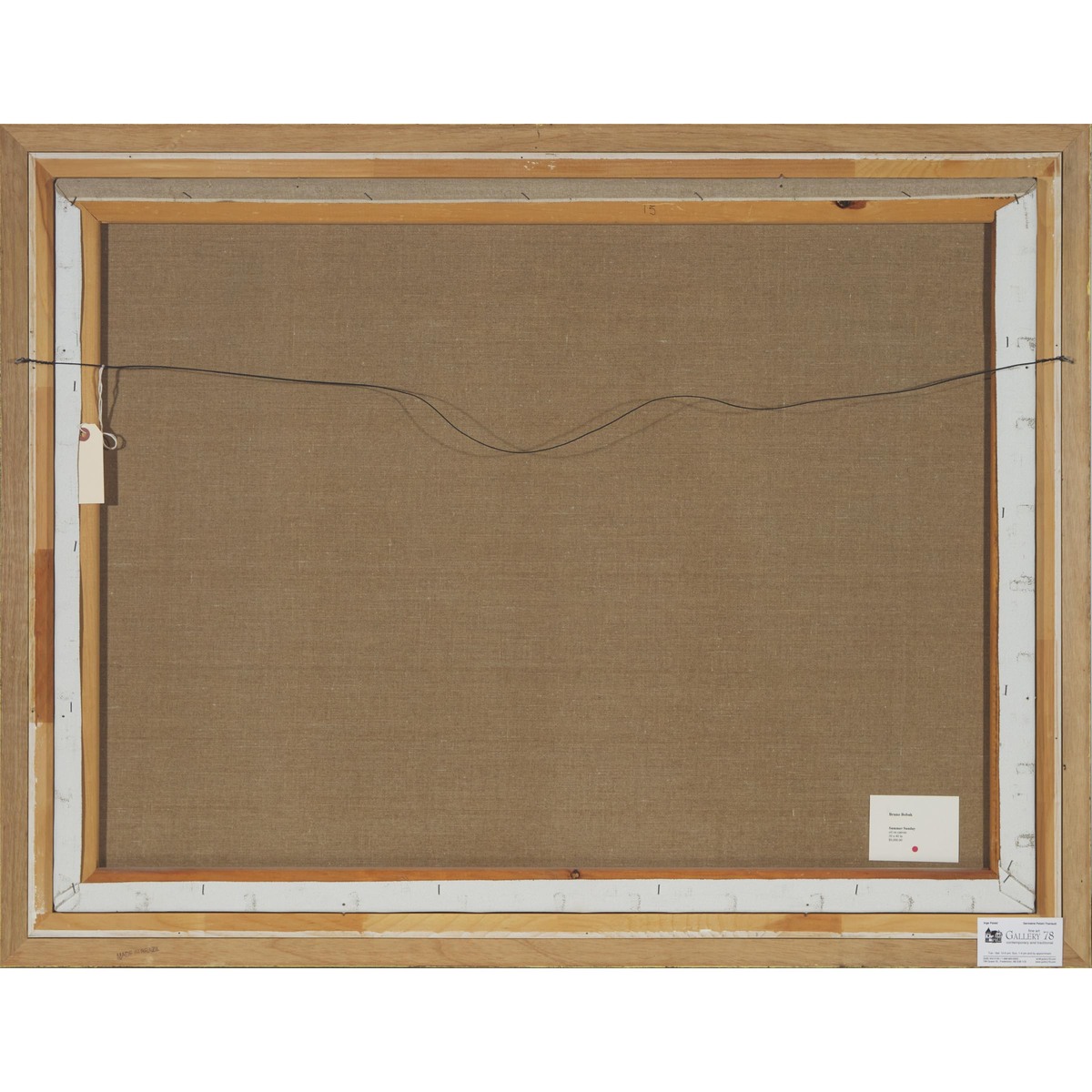 Bruno Joseph Bobak, RCA (1923-2012), SUMMER SUNDAY, 30 x 40 in — 76.2 x 101.6 cm - Image 4 of 5