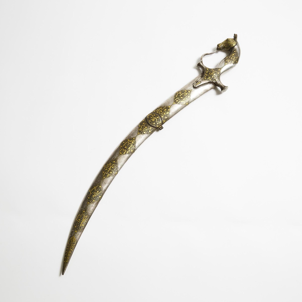An Indian Tulwar Sword, 20th Century, length 25.4 in — 64.5 cm