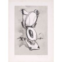 Claes Oldenburg (1929-2022), SOFT TOILET #1, 1972, signed and numbered 31/75; printed and published