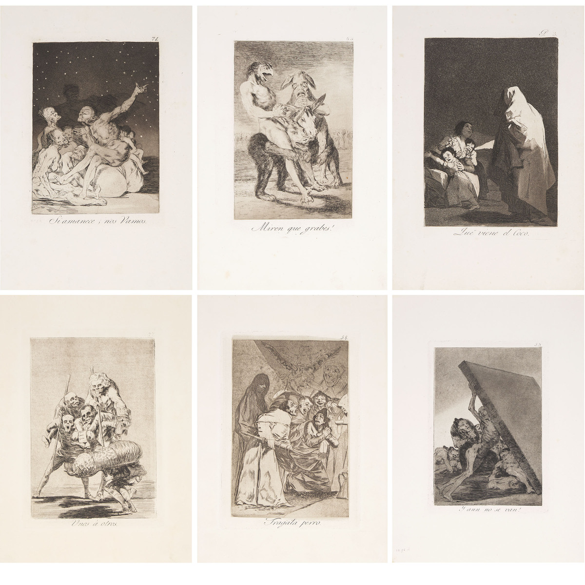 Francisco José de Goya y Lucientes (1746-1828), LOS CAPRICHOS, CA. 1855-1878 [D. 40-111; H. 38-109],