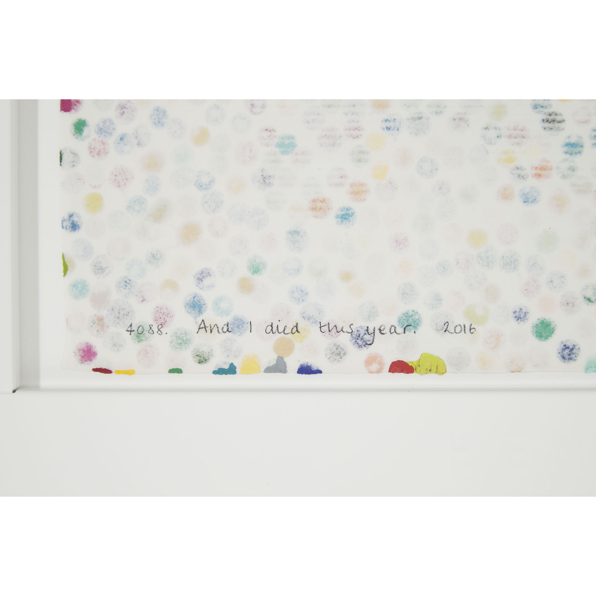 Damien Hirst (b. 1965), 4088, AND I DIED THIS YEAR, FROM THE "CURRENCY" SERIES, 2016, signed, titled - Bild 5 aus 6